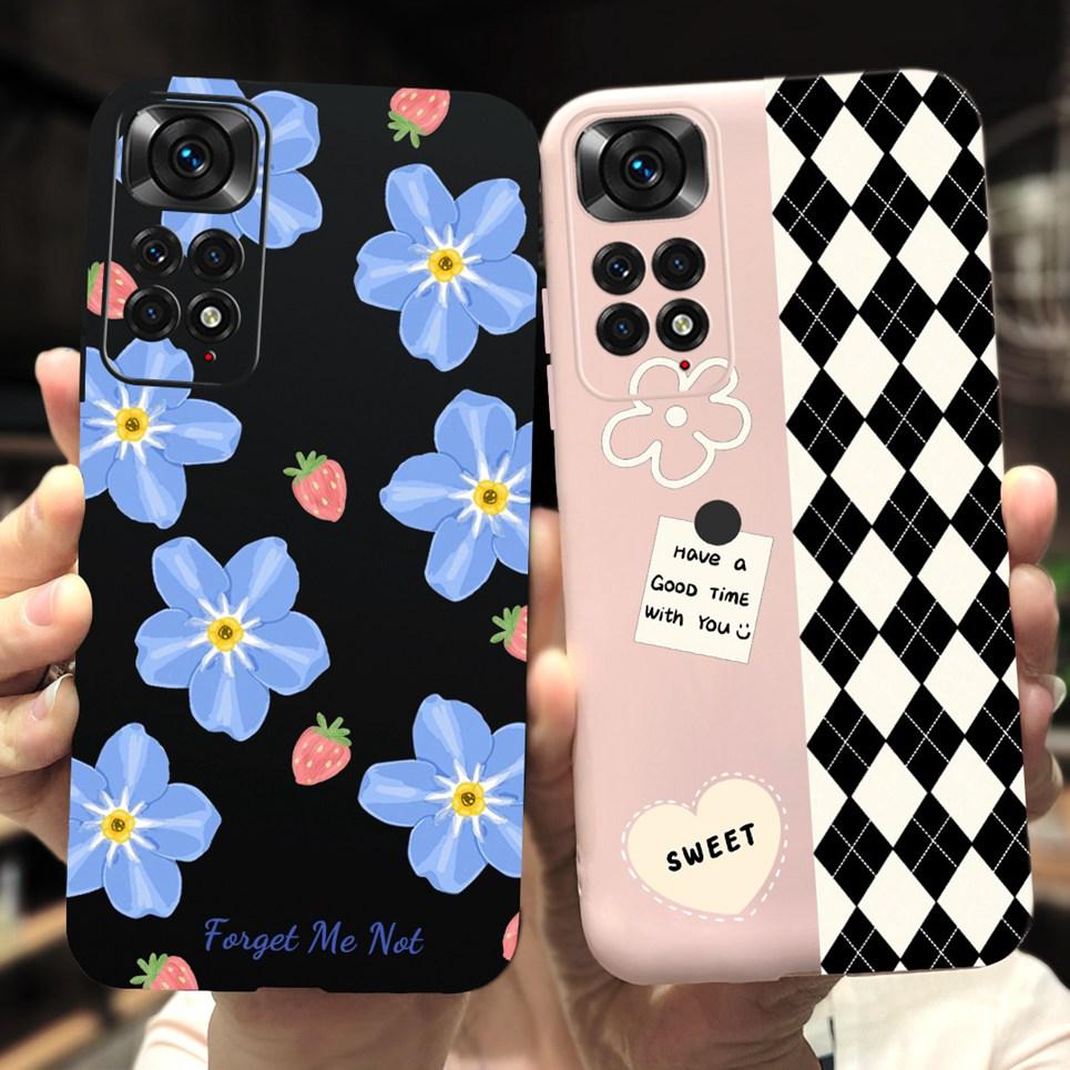 Für Xiaomi Redmi Note 11 Pro Plus 5G Hülle Cover Redmi Note 11S 5G Rückseite Stoßstange TPU Weiche Hülle Redmi Note 11 Pro Mi 11i 5G Fundas