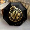 1 PC Automatic Folding Umbrella - Club Brugge KV Custom Name Pattern, Portable & Foldable Design with 8 Ribs, Christmas Birthday Gifts