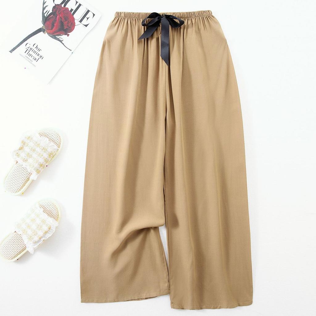 Cotton Silk Pajama Pants for Women, New Summer Style, Thin Cotton Casual Pants, Can Be Worn Outside, Large Size Home Pants