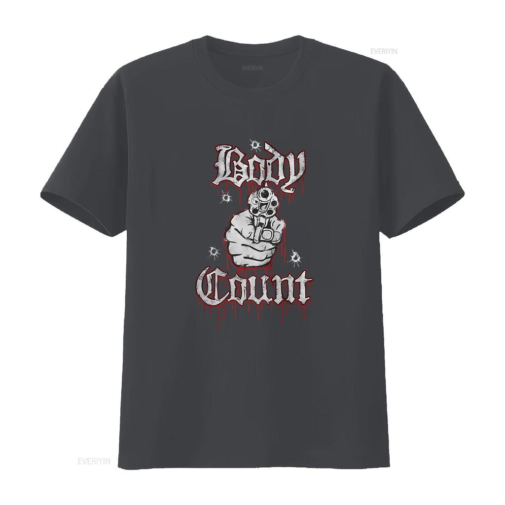 Body Count Talk Sh t Black Shirt OFFICIAL vintage Washed Comfortable Versatile homme Stylish designer clothes Casual fashion