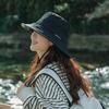 Hat women summer UV protection sun protection mountaineering outdoor quick drying bucket hat windproof rope versatile show small face