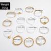 European And American Fashion Love Imitation Multi-Layer Pearl Bracelet Set Temperament Advanced Sense Beaded Ins Style