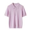 Women's Superfine Wool Knit Vest POLO Shirt