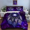 Fantasy Dream Catcher Print Bedding Set Duvet Cover 1 Duvet Cover 1/2 Pillowcases Adult and Kids Bedding Set Luxury