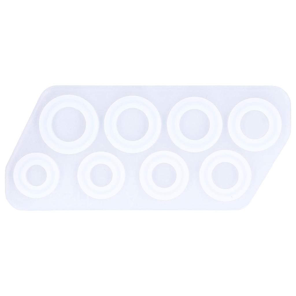 Silicone Mold DIY Unique Crystal Epoxy Ring Transparent Silicone Mold Decoration