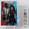 S-Skibidi Toilet Shower Curtain Waterproof Polyester Fabric Paint Colorful Bath Curtains Home Bathroom Decor Curtain With Hook