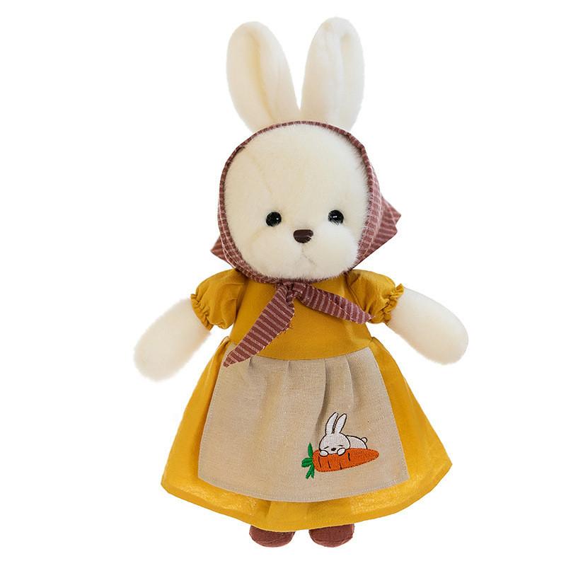 Adorable 30cm Plush Rabbit Doll With Soft Fabric And Cute Cartoon Design For Kids