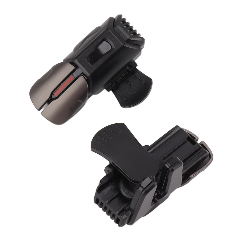 Mobile Gaming Trigger 6 Finger Linkage Game Controller for Phones Sensitive Mobile Triggers Game Trigger Alloy Black