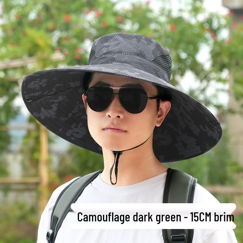Unisex Quick-Dry Outdoor Wide-Brim Sun Hat