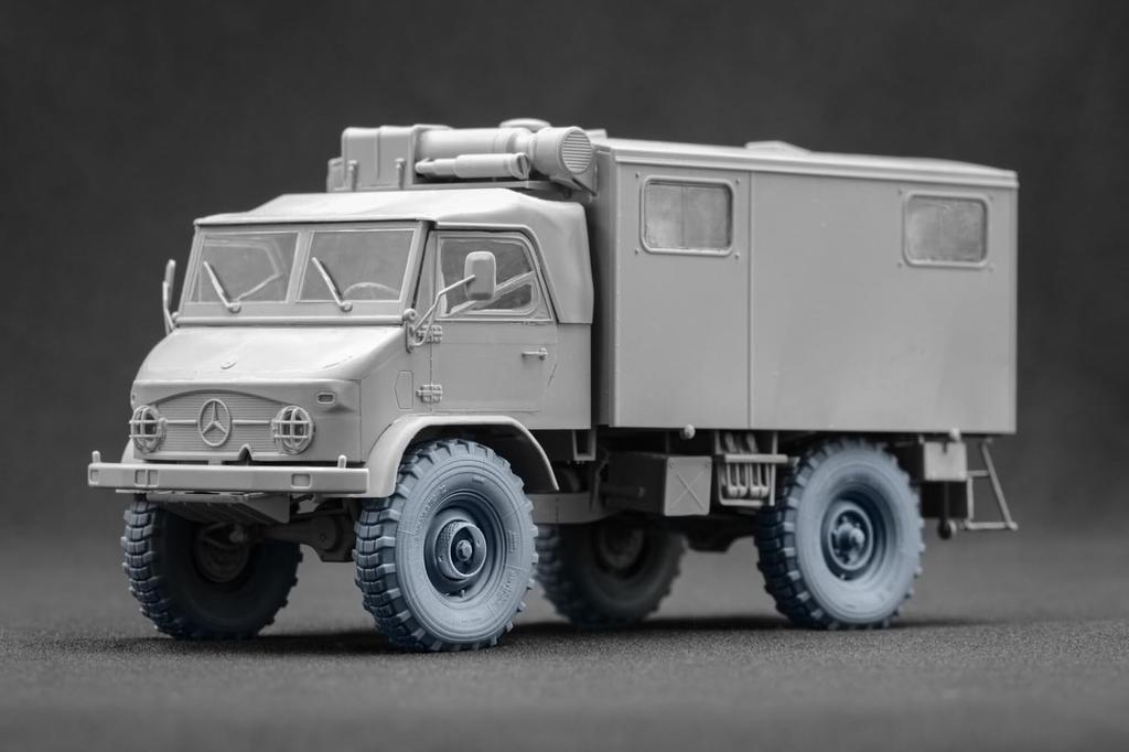 Unimog 404 R20 X V2 Wheel Set for AK and Revell Plastic Model Kits SCXWM35023S Scale-X 1/35 11.0 Weight-Deforming (5-Piece Set) ICM, Interactive,