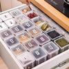 Eight-Compartment Spice Dispenser Storage Box - Flip-Top Sealed for Kitchen Seasonings