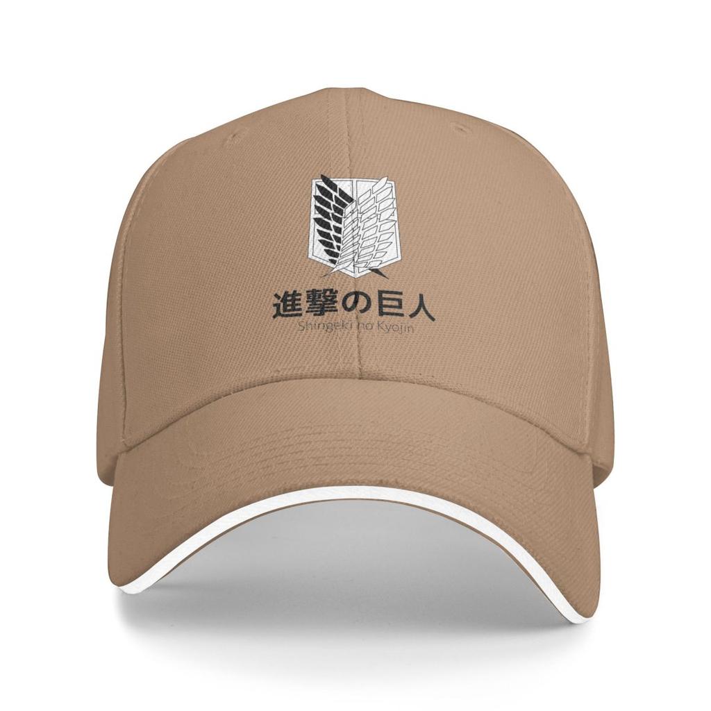 Unisex Baseballkappen Attack on Titan Anime Logo Outdoor Streetwear Sommer Sport Baseballkappen Hip Hop Kappe Casquette Hüte