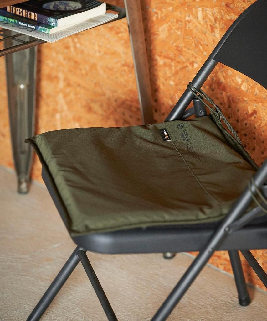 GORDON MILLER Cordura Gel Seat Olive 46cm Wide X 42cm Deep X 1710506 Cushion, Water-Repellent, Drab, 3.6cm High,