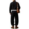 Men's Casual Linen Shirt and Curved Pants Matching 2 Piece Set for Daily Wear