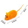 3 Pezzi Nuovo Peluche Interattivo Sonoro Gomma Vinile Mouse Animale Domestico Gatto Suoni Realistici Giocattoli Flocking Mouse Divertenti Giocattoli per Gatti Colori Casuali Giocattoli per Animali Domestici