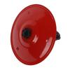Car Cymbal Air Vent Stainless Steel Mini Car Crash Cymbal Drum with Dual Ball Joint Silent Silicone Pad Red