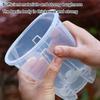 Transparent Orchid Plant Pot with Drainage Holes Phalaenopsis Flower Pot with Air Column Prevent Root Rot for Plants Seedlings