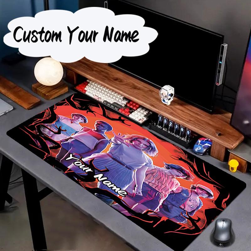 Custom Name Mouse pad Stranger Eleven Upside Down Mouse pad, Gaming Mouse Pad, keyboard pad, Desk Decor for computer notebook Fan Birthday Gift
