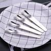 1Pc Stainless Steel Ice Cream Yogurt Dessert Spoon Stirring Kitchen Flatware