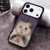 Hamster Art Phone Case for iPhone 17 16 15 Pro Max Air 14 13 12 11 Plus Shockproof Cover
