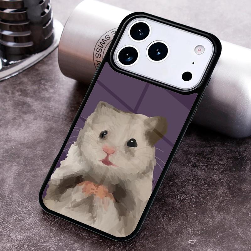 Hamster Art Phone Case for iPhone 17 16 15 Pro Max Air 14 13 12 11 Plus Shockproof Cover