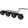 Dachgepäckträger für 1/18 RC Crawler Auto TRX4M - Dachgepäckträger mit LED-Scheinwerfern & Leiter - 1:18 RC Crawler Deko Upgrade