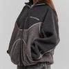 Women's Fashionable Daily Versatile Casual Hooded Sweatshirt, Daily Long Sleeved Patch Top Sweatshirt
