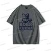 Bobr Kurwa Cotton Short Sleeve Tshirt Women Unisex Clothes Funny Kurwa Bober Cartoon Tee Shirt Harajuku Y2k High Quality Loose Tee