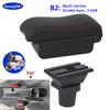 For Toyota Yaris 3 For Toyota Hybrid  Yaris Vitz Car Armrest Box Car Storage box interior details USB Charging Car Accessories