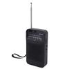 Portable AM FM Radio Rechargeable Handheld Pocket Radio with Headphone Jack Loud Speaker 13in Long Antenna for Home