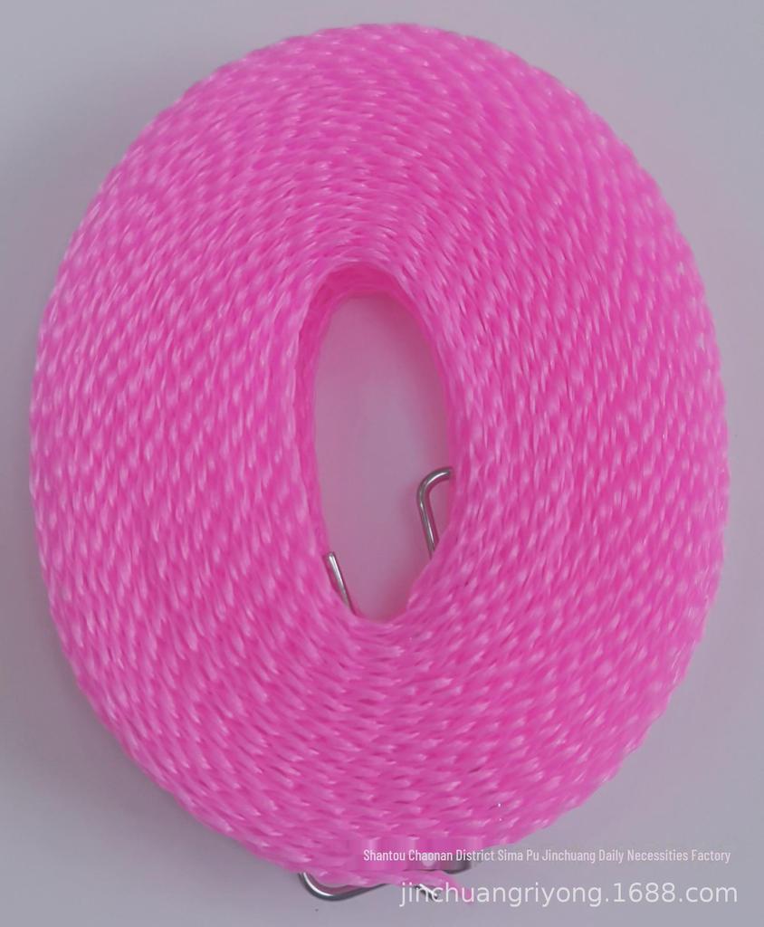 Colorful, Windproof, Non-Slip Portable Clothesline for Outdoor and Household Drying