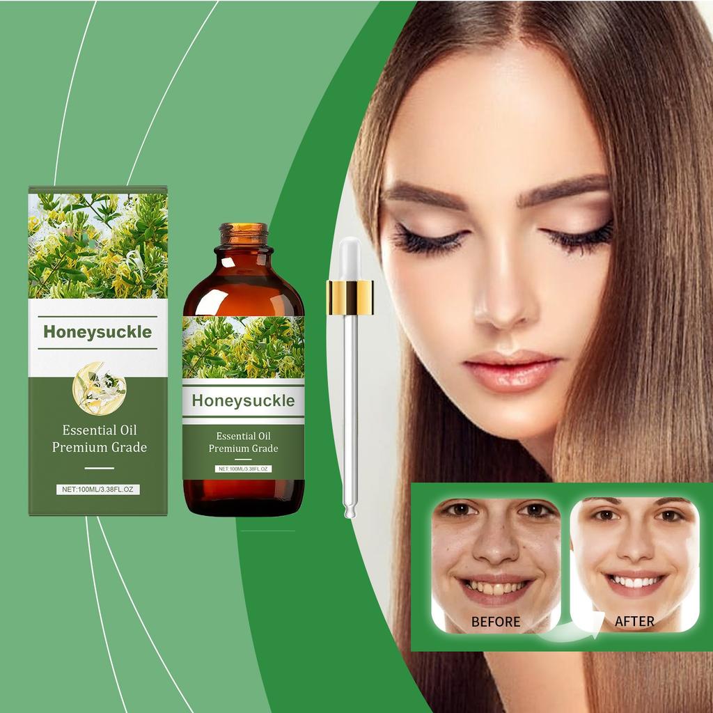 Aceite Sérum de Madreselva, Adecuado Para Hidratación Multifuncional, Nutrición, Cuidado de la Piel Y Difusión Aceite Sérum 100ML