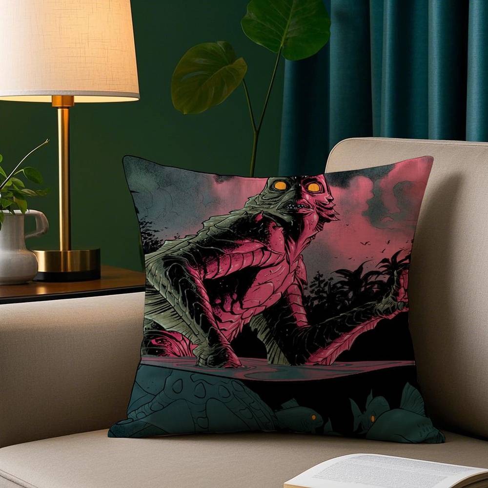 U-Universal M-Monsters Horror Pillow Case Cozy Plush Pillow Cover Double Side Printed – Home Gift for Bedroom Decor