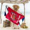 Arsenal F.c. Customize Your Name Beach Towel Super Soft & Absorbent Perfect for Traveling Yoga Camping and Swimming