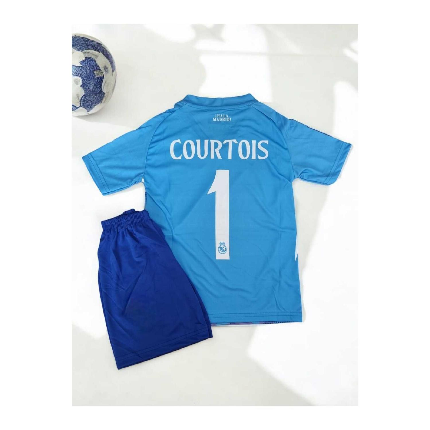

Детский комплект вратарской майки и шорт Courtois 3-4 Yaş синий