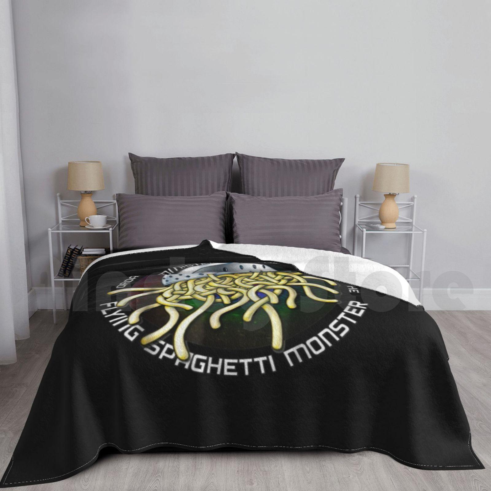 Ordained Minister Church Of The Flying Spaghetti Monster Blanket Super Soft Warm Light Thin Ordained Minister Church Size: 75*100cm, Weight: 230 GSM