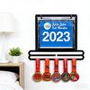 Medals Hanging Holder Wall Mounted Medals Hanger Sport Medals Display Rack for Gymnastics Race Soccer Swim Running M4YD