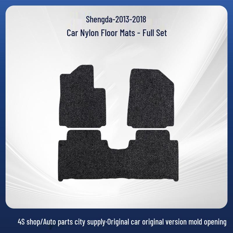 Velour Nylon Left-Hand Drive Floor Mats for Hyundai Santa Fe (2013-2018)