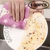 20 Pieces, Super Absorbent Coral Velvet Kitchen Towel - Double-sided, Two-color Cartoon Print, Thick But Not Oily Rag Tela