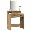 Makeup Table Artisan Oak 79 x 41 x 140 cm Particleboard
