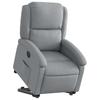 Vidaxl Lift-Up Massage Chair, Electric, Reclining, Light Gray
