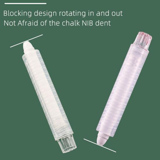 5Pcs Colored Chalk with Plastic Holder Washable Dustless Sidewalk Chalk Blackboard Drawing Writing