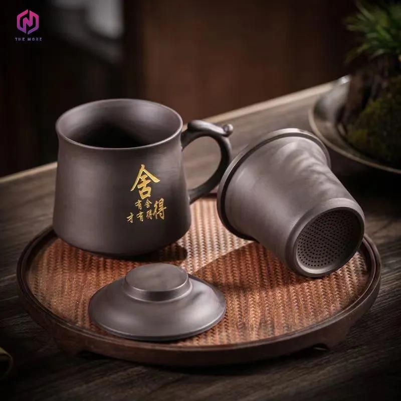 Yixing Purple Clay Tea Set for One