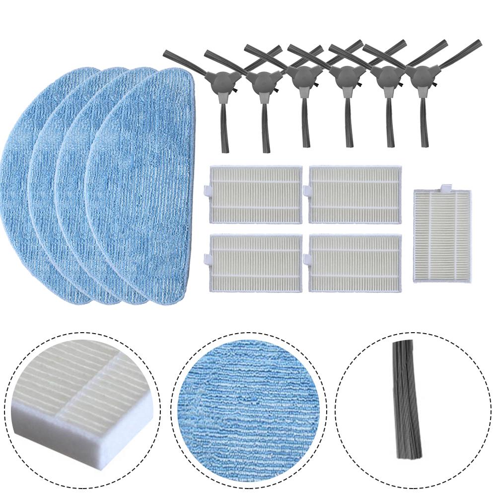 1 Set For Zigma For Spark 980 981 Mop Cloths Side Brushes Kit Vacuum Cleaner Accessories Spare To Replace