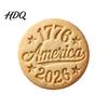 Commemorative Theme Ornament 250th Anniversary Cookies with 3D Deep Embossed Texture Collectible 1776-2026 Decorations Ideal Independence Day Gift