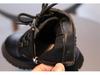 2025 Autumn/Winter British Style Kids' Soft Leather Non-Slip Ankle Boots with Lace-Up and Zipper
