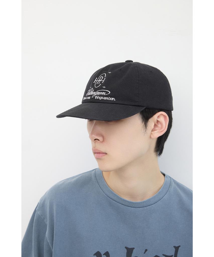 Haechinglum Logo Cap Washed Black