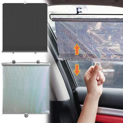 Parasol automático para coche, nuevo y moderno, con protección solar de verano, aislamiento térmico, antiultravioleta, para el hogar y el coche, cortinas de doble uso.