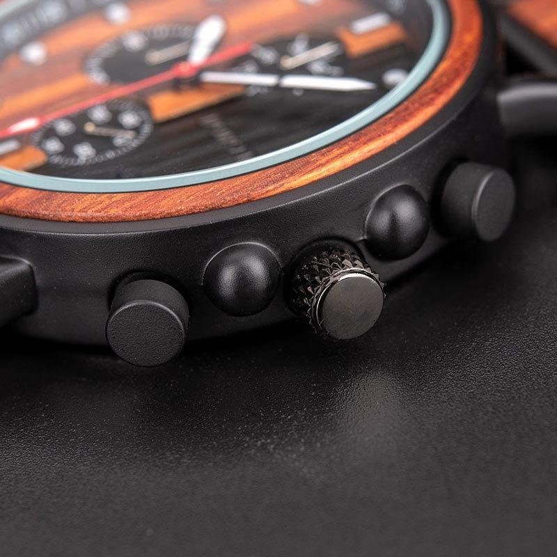 Fashion Watches Mens Quartz Analog Watch Timer Chronograph Wristwatch Male Date Waterproof Present for Him