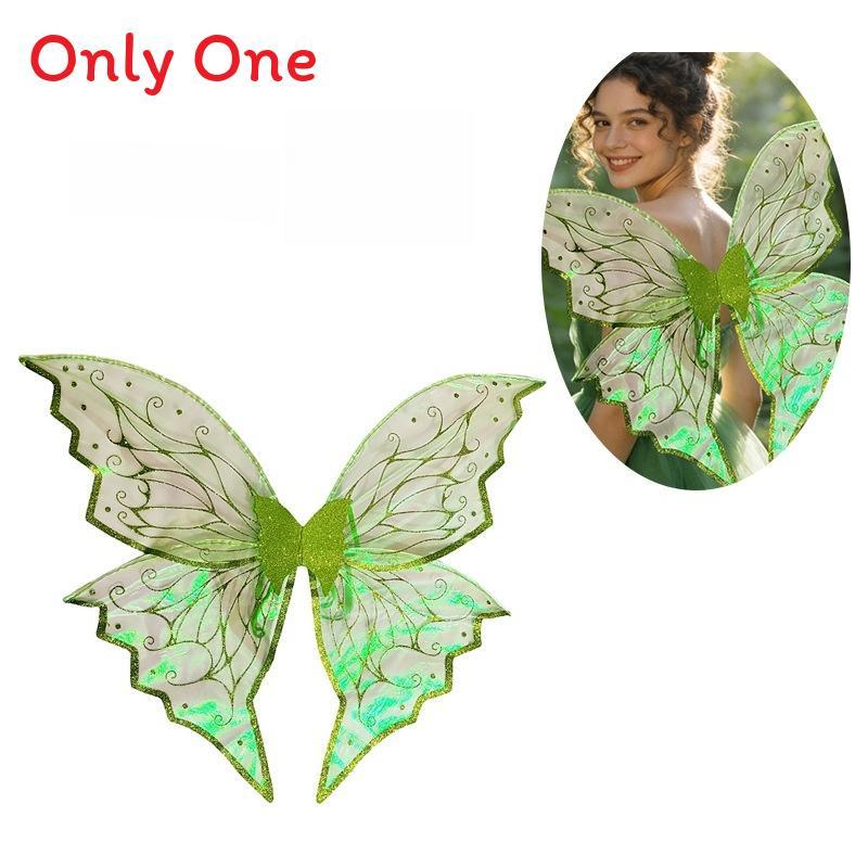 Fairy Butterfly Costume Wings For Kids Dress Up Party With Gold Detailing For Festival Celebrations